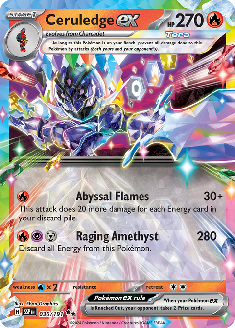 Ceruledge EX - 036/191