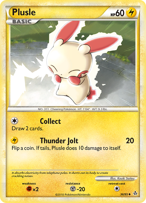 Plusle - 36/95