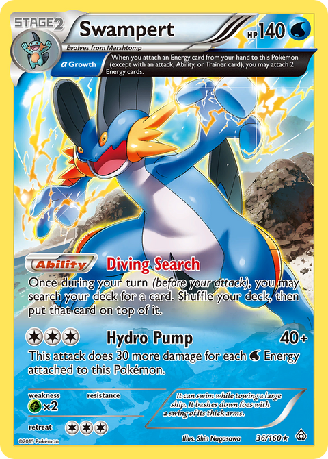 Swampert - 36/160