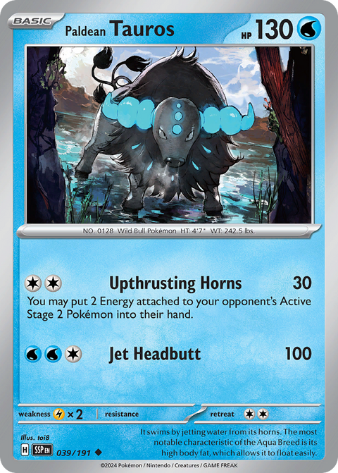 Paldean Tauros - 039/191