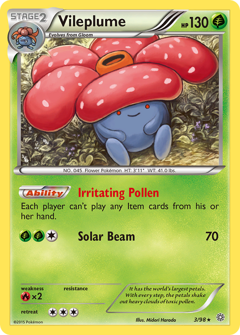 Vileplume - 3/98