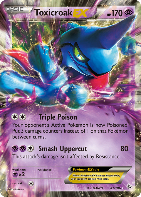 Toxicroak EX - 41/106