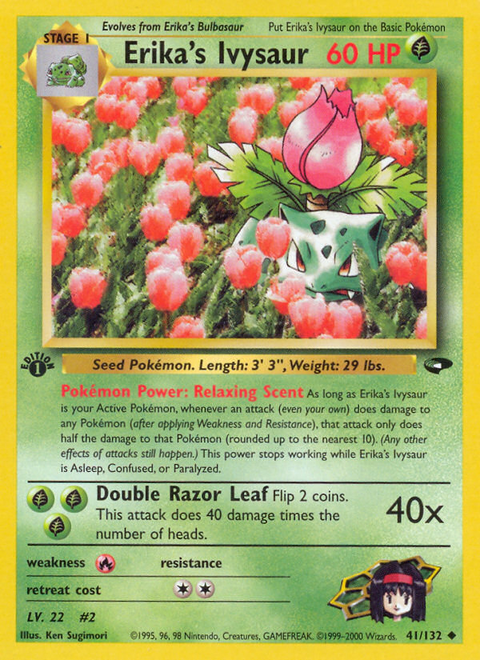 Erika's Ivysaur - 41/132 (1st Edition)