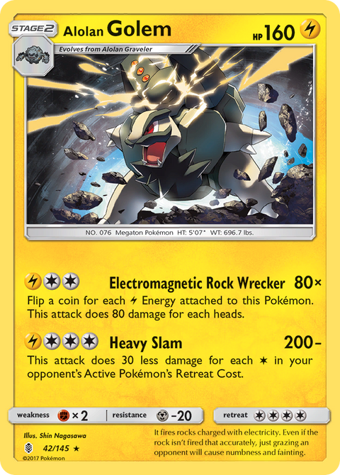 Alolan Golem - 42/145