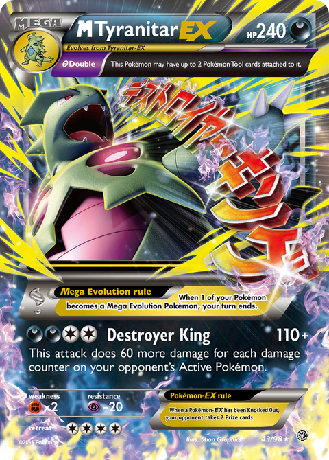 Mega Tyranitar EX - 43/98