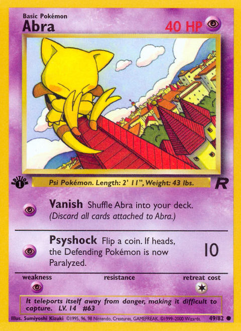 Abra - 49/82 (1st Edition)