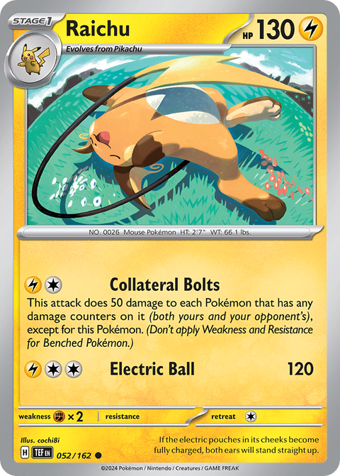 Raichu - 052/162