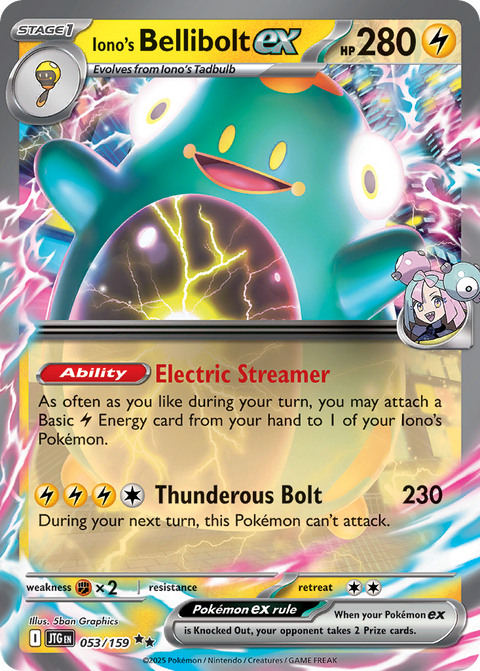 Iono's Bellibolt EX - 053/159