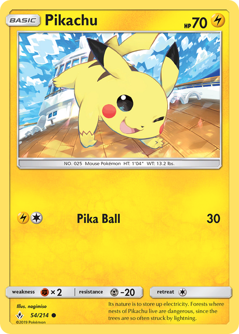Pikachu - 54/214