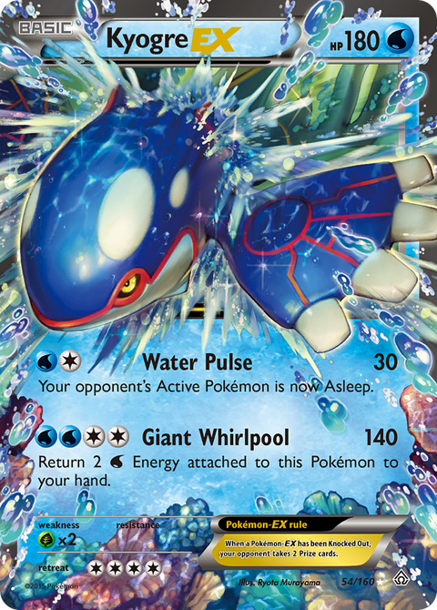 Kyogre EX - 54/160