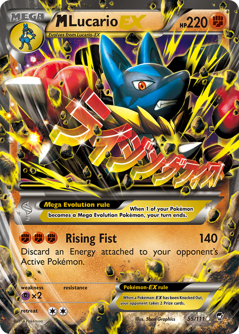 Mega Lucario EX - 55/111