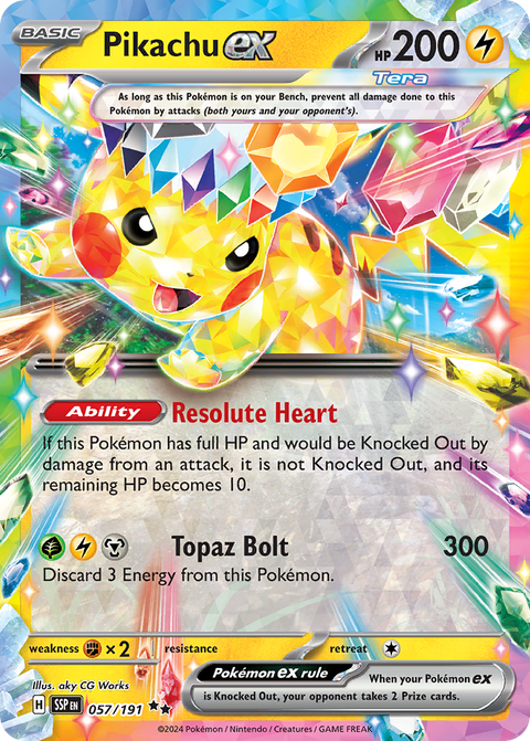 Pikachu EX - 057/191