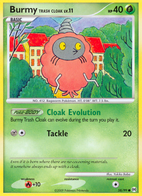 Burmy Trash Cloak - 58/99