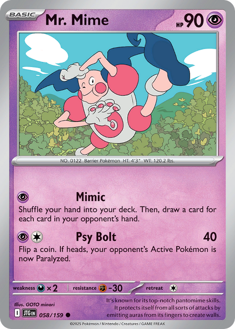 Mr. Mime - 058/159