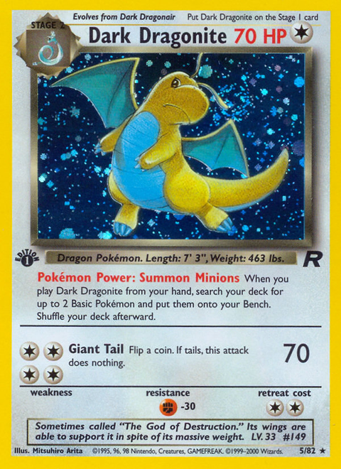 Dark Dragonite - 5/82 (1st Edition)