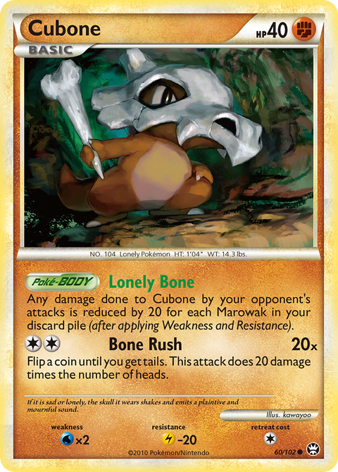Cubone - 60/102