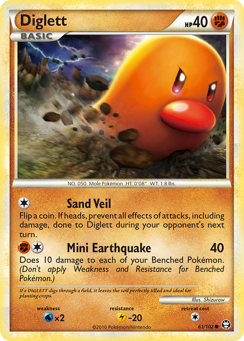 Diglett - 61/102