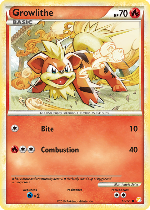 Growlithe - 65/123