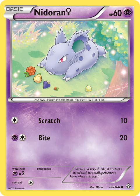 Nidoran♀ - 66/160