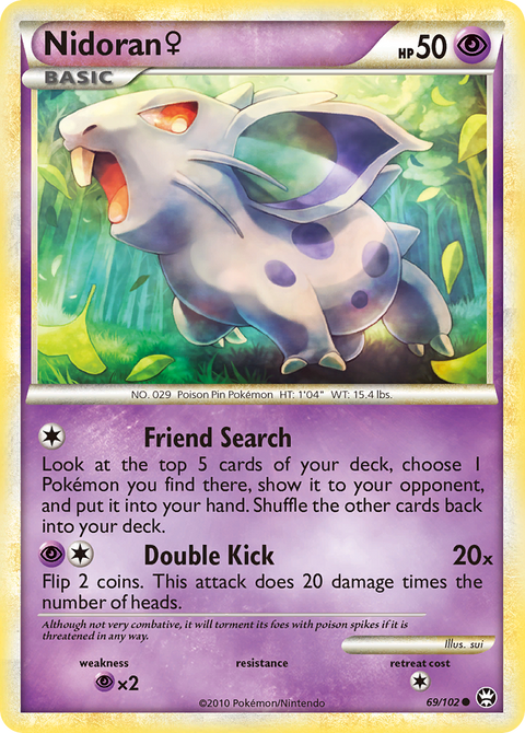 Nidoran♀ - 69/102