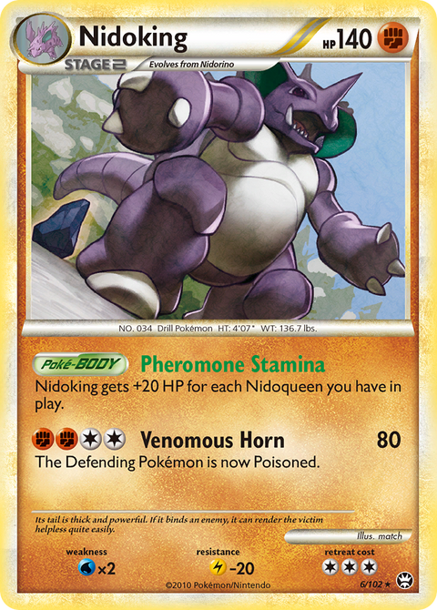 Nidoking - 6/102