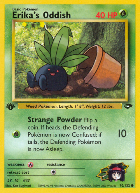 Erika's Oddish - 70/132 (1st Edition)