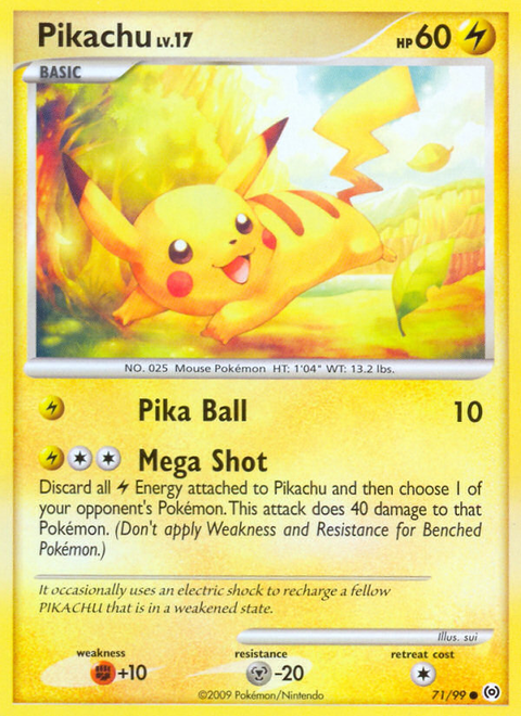 Pikachu - 71/99