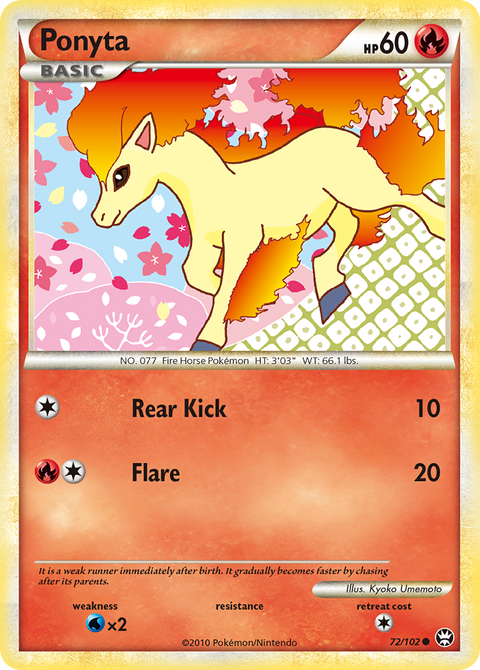 Ponyta - 72/102