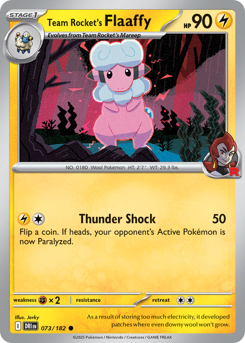Team Rocket's Flaaffy - 073/182