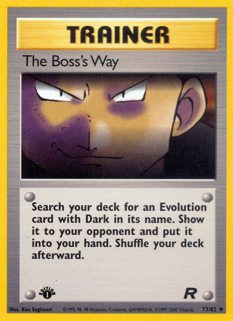 The Boss's Way - 73/82 (1st Edition)