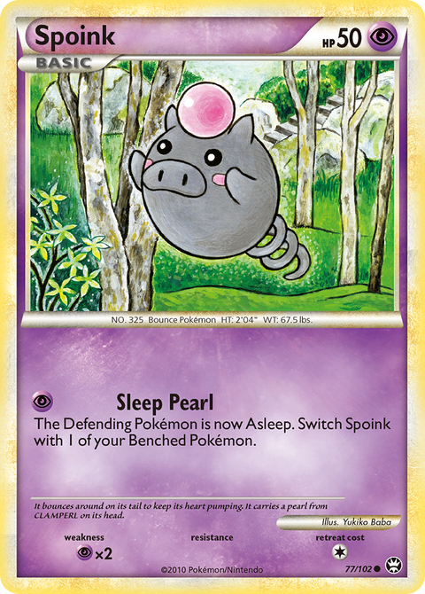 Spoink - 77/102