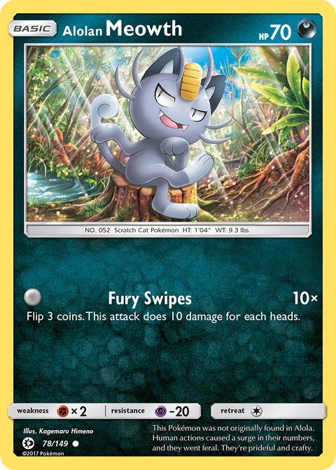 Alolan Meowth - 78/149