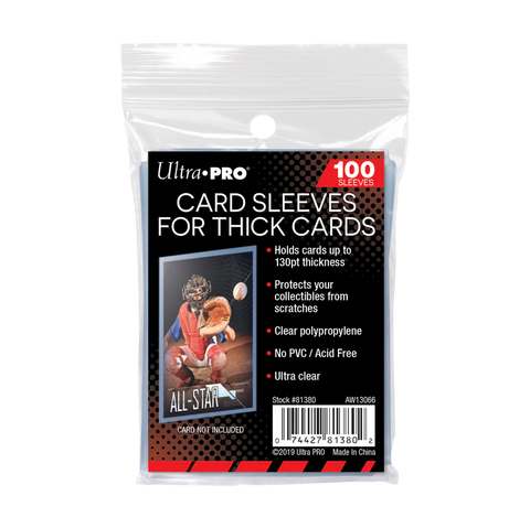 UltraPro Card Sleeves for Thick Cards