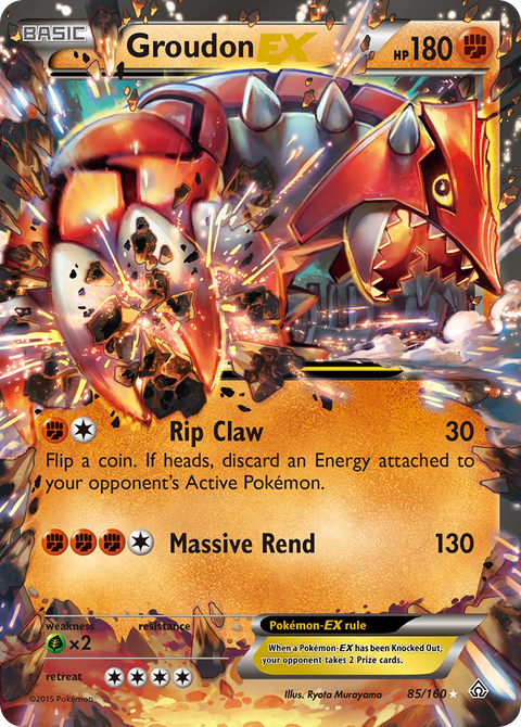 Groudon EX - 85/160