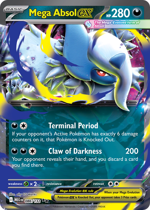 Mega Absol EX - 086/132