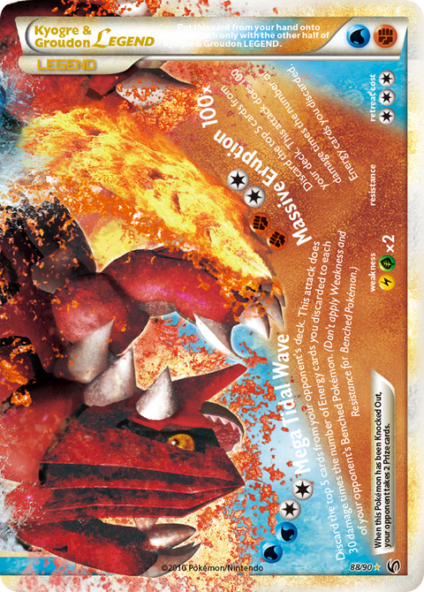 Kyogre & Groudon LEGEND - 88/90