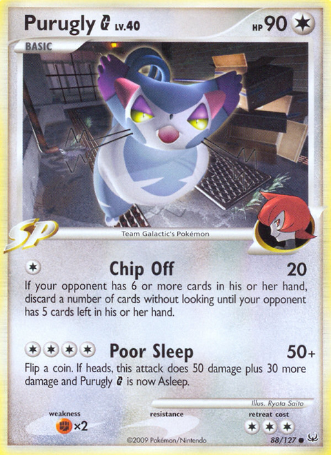 Purugly Pokémon G - 88/127