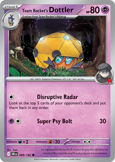 Team Rocket's Dottler - 088/182