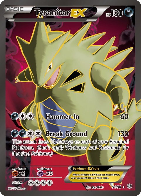 Tyranitar EX - 91/98