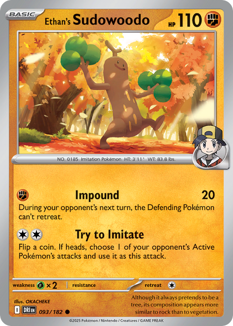 Ethan's Sudowoodo - 093/182