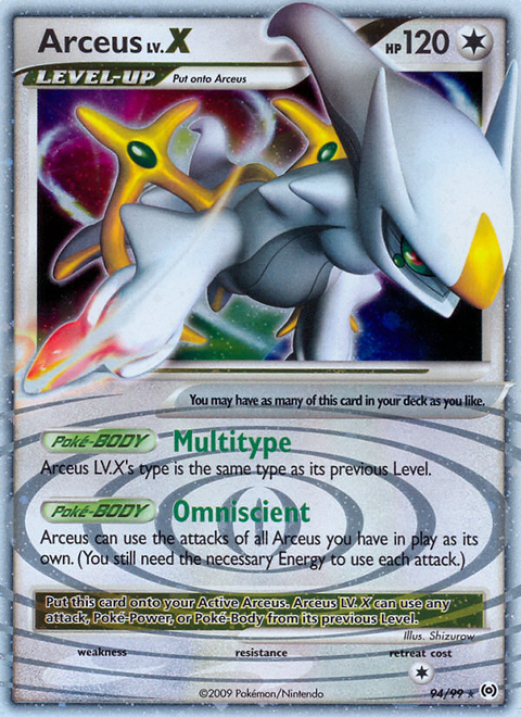 Arceus LV.X - 94/99