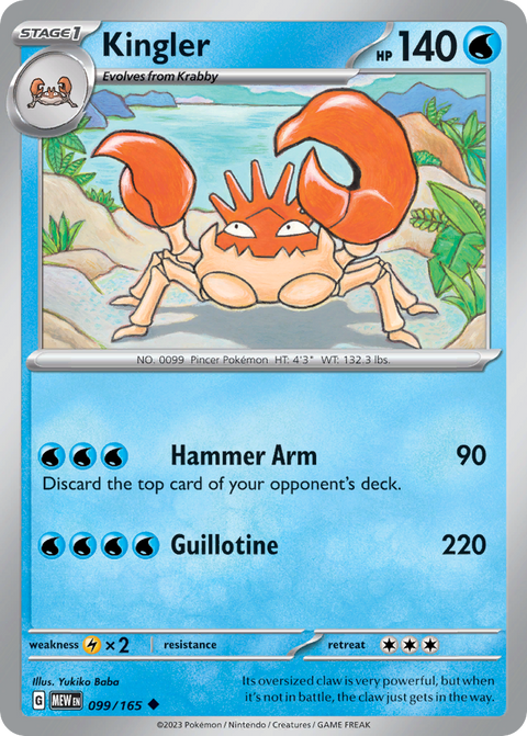 Kingler - 099/165