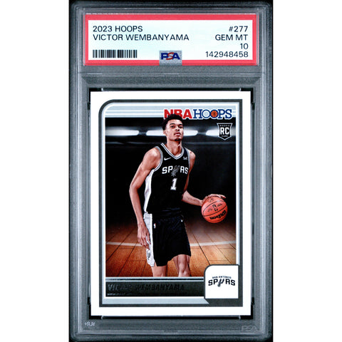 2023 PANINI PANINI NBA HOOPS VICTOR WEMBANYAMA 277 PSA 10