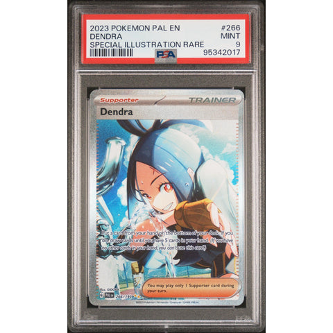 2023 POKEMON PALDEA EVOLVED DENDRA 266/193 PSA 9