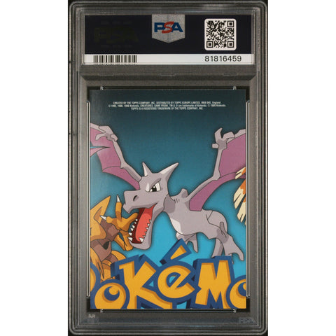 1999 POKEMON TOPPS SERIES 1 GEODUDE FOIL TV6 PSA 8