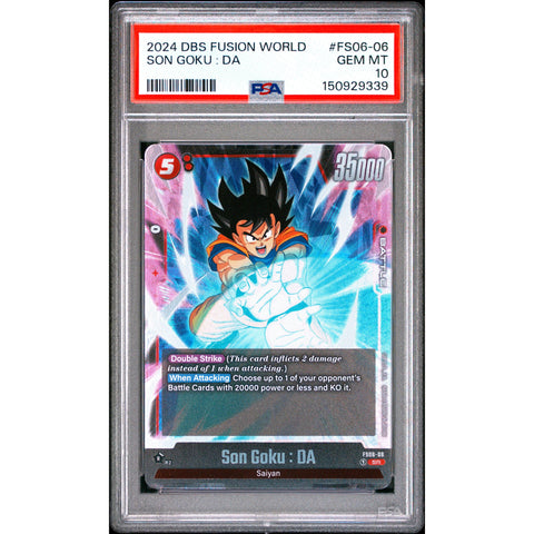 2024 DRAGON BALL SON GOKU : DA FS06-06/97 PSA 10