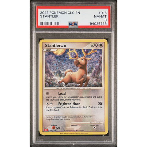 2023 POKEMON CLASSIC COLLECTION STANTLER 016/034 PSA 8