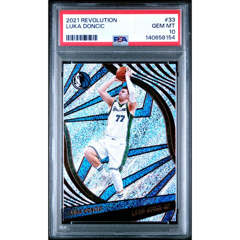 2021 PANINI PANINI REVOLUTION LUKA DONCIC 33 PSA 10