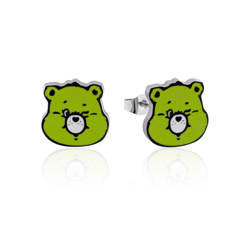 ECC Care Bears Good Luck Bear Enamel Stud Earrings - Default Title