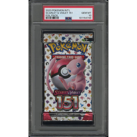 2023 POKEMON INT'L SCARLET & VIOLET 151 BOOSTER PACK PSA 10